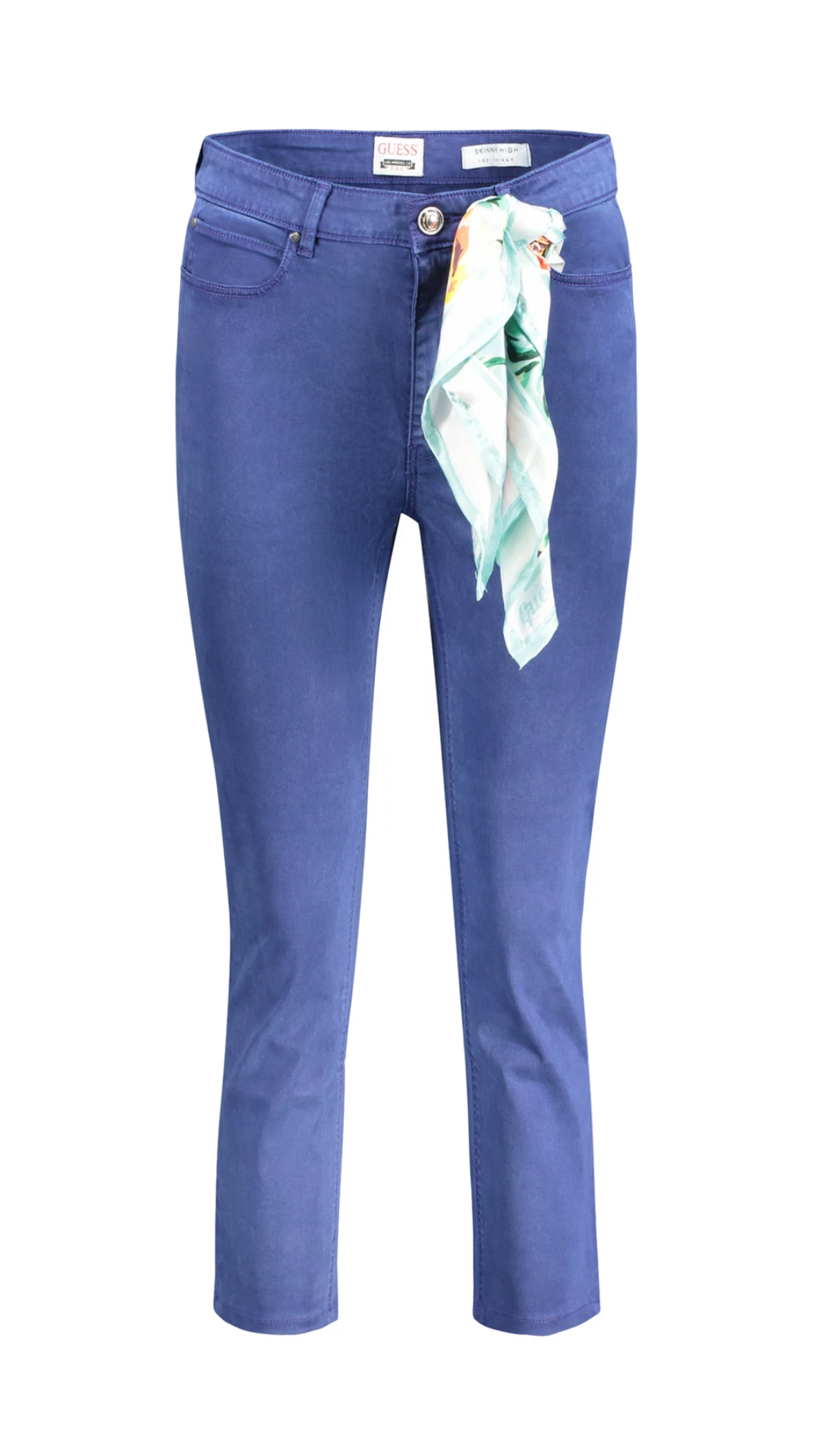 PANTALONE GUESS BLU W4GA91