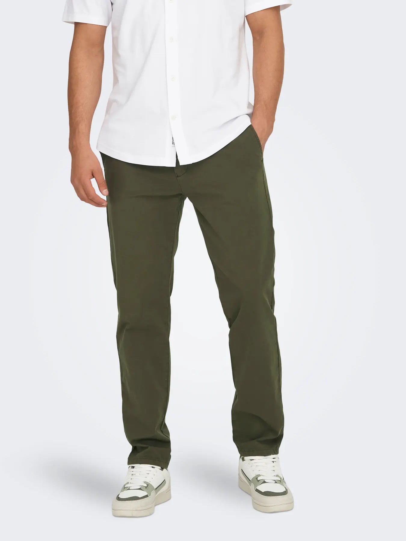 PANTALONE ONLY&SONS VERDE 22029761