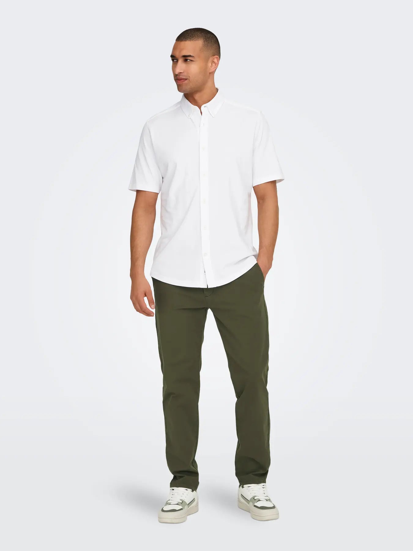 PANTALONE ONLY&SONS VERDE 22029761