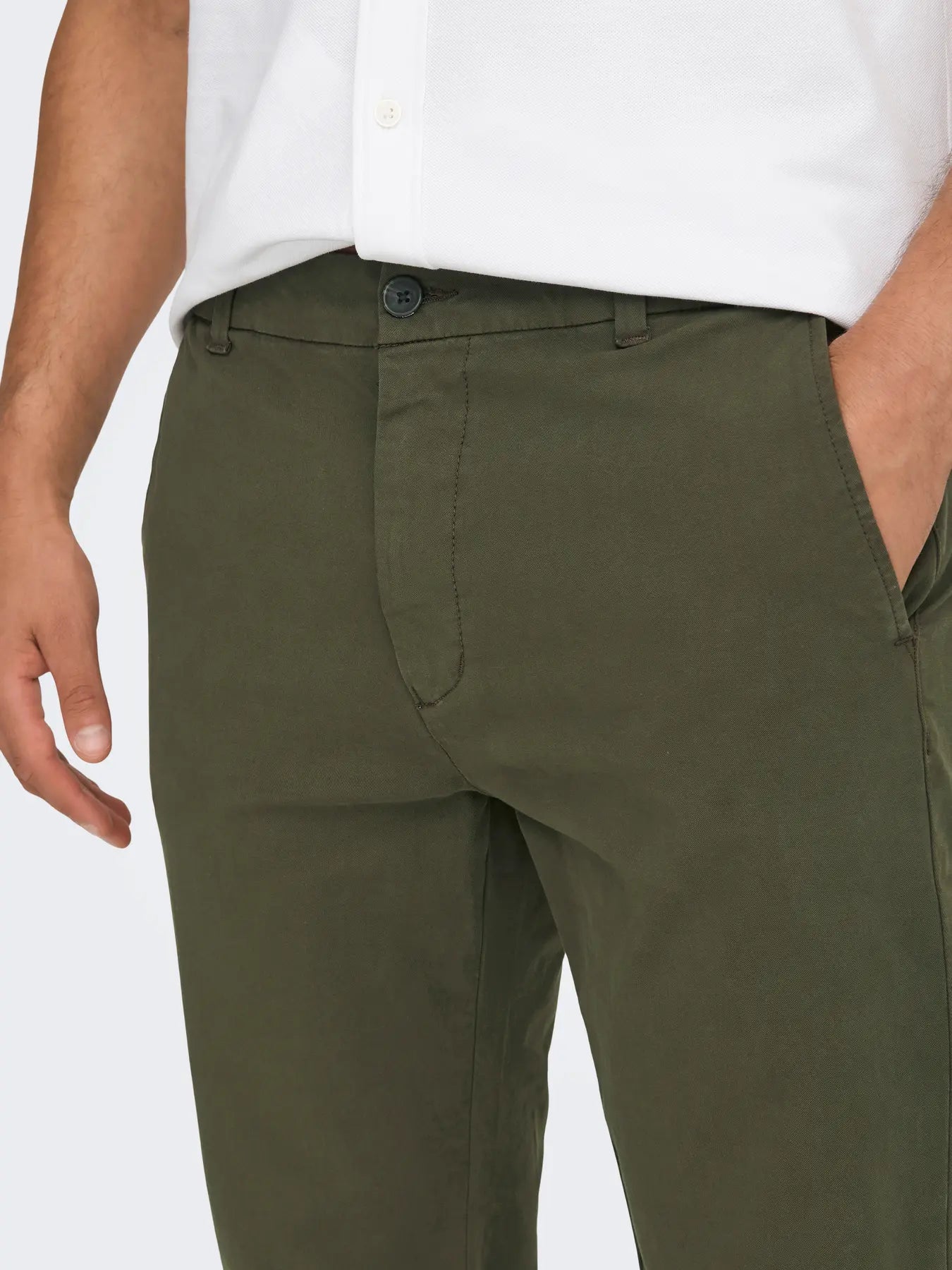 PANTALONE ONLY&SONS VERDE 22029761
