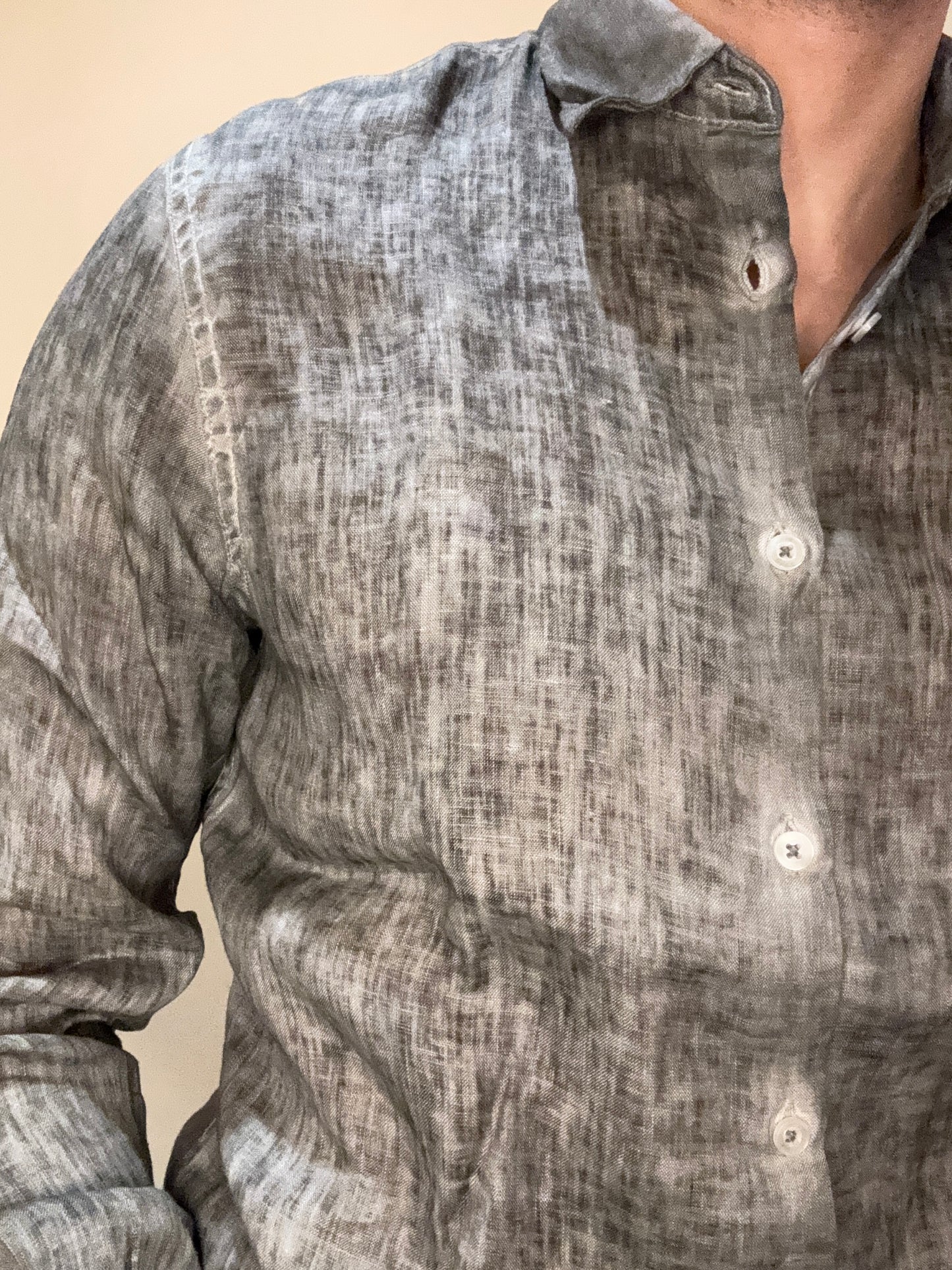 CAMICIA LINO SEINSE MILITARE CE998SS