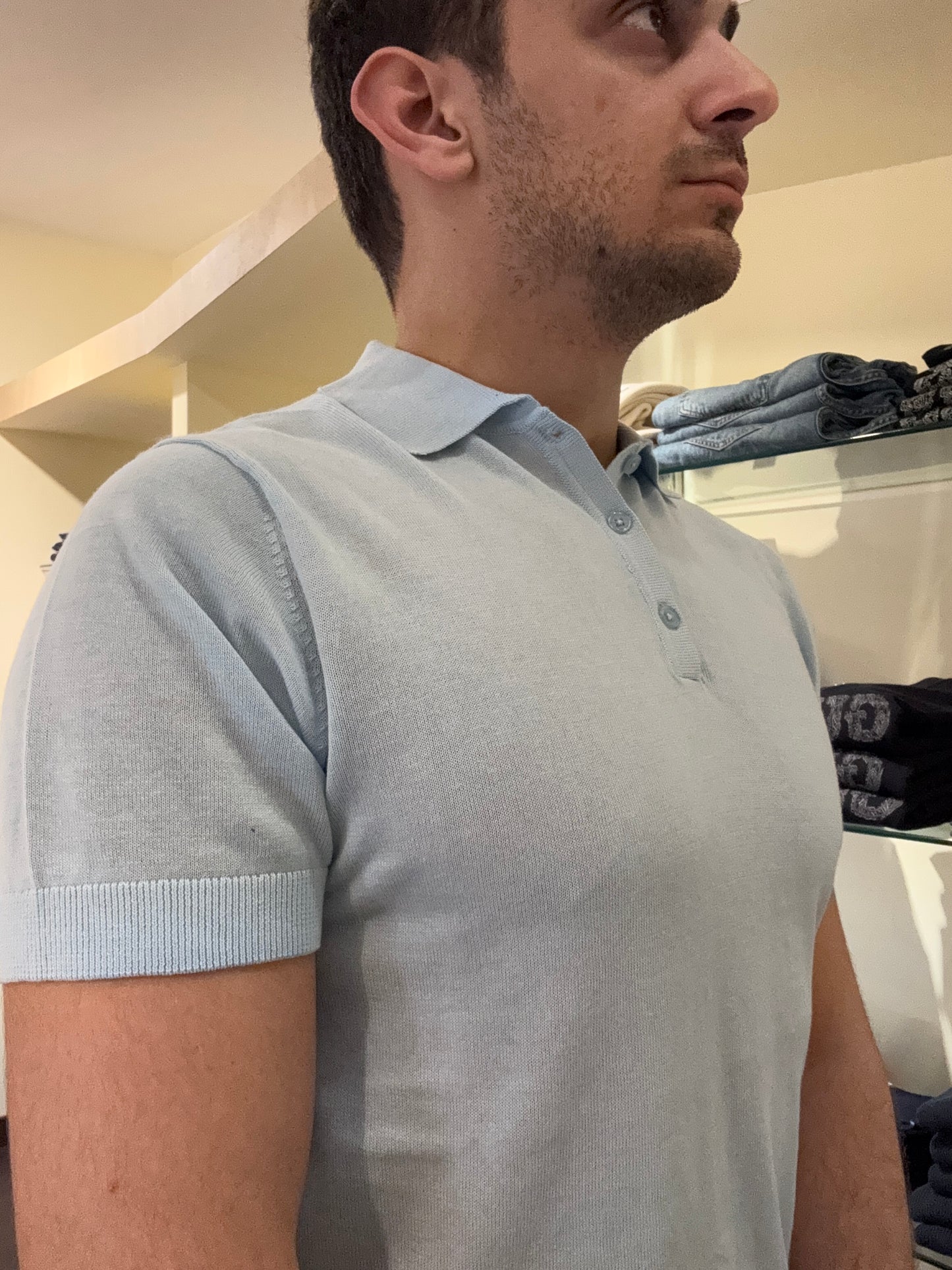 POLO OVER-D CELESTE M02