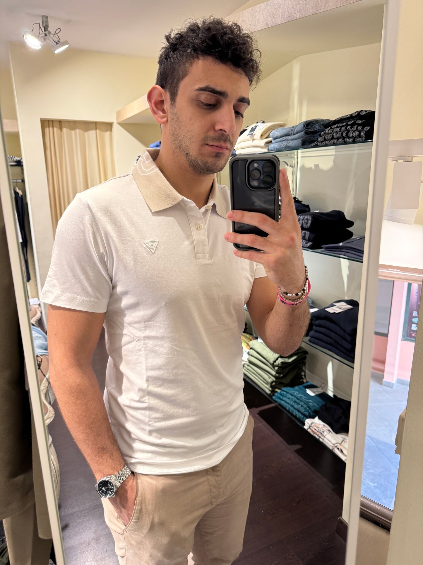 POLO GUESS BIANCA NOLAN M5GP66