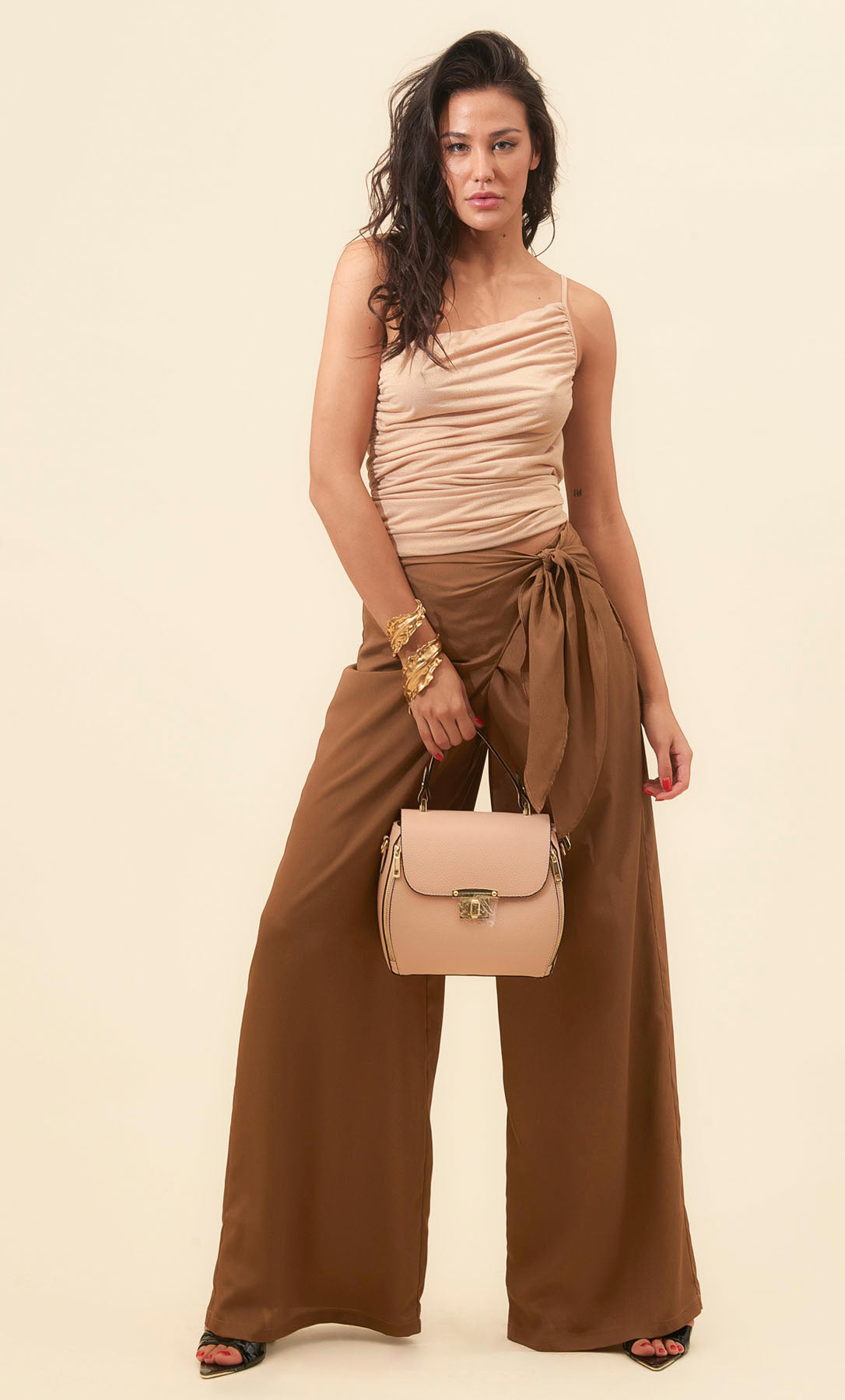 KORALLINE Pantalone con nodo fango KORALLINE