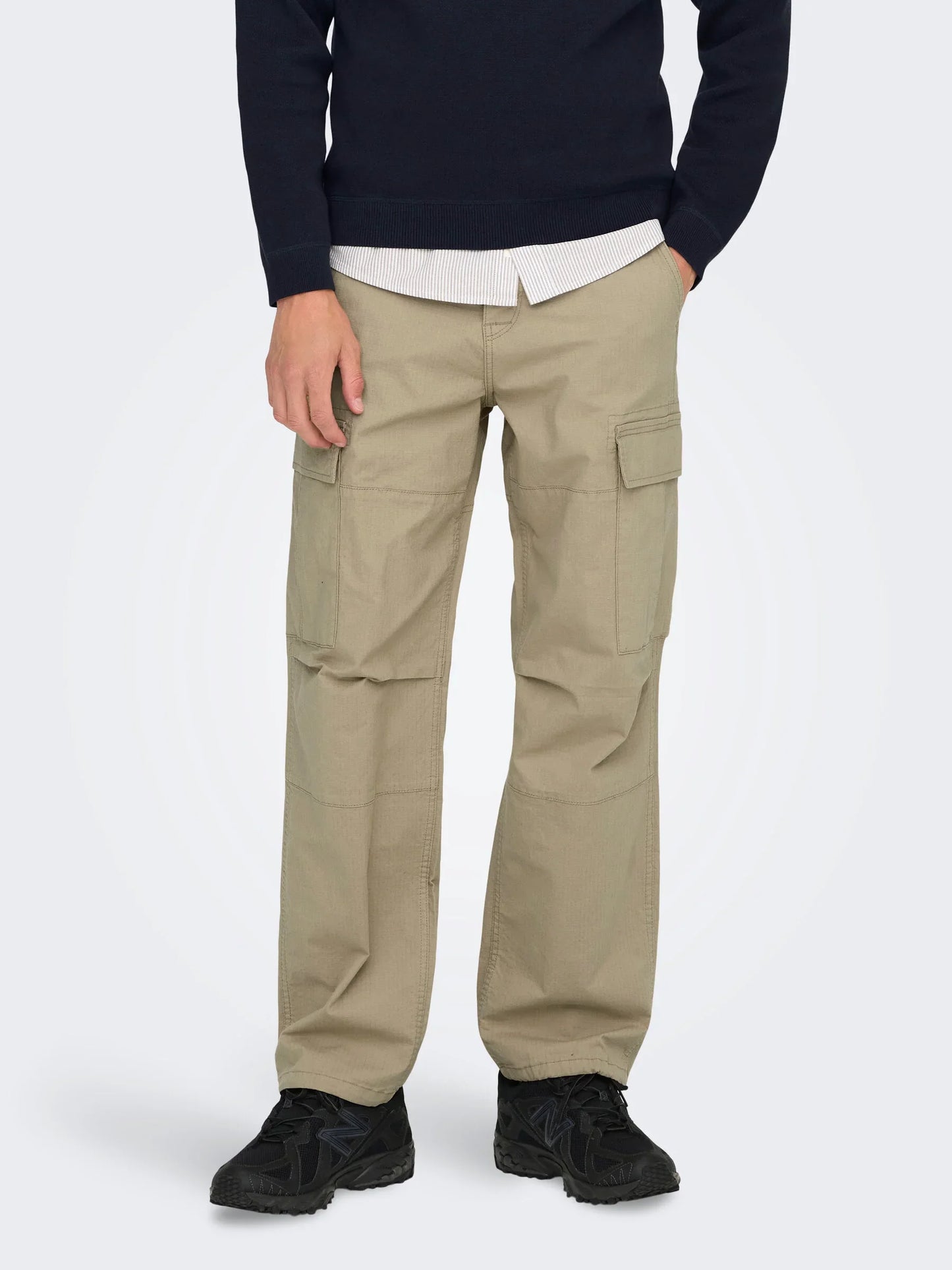 PANTALONI CARGO ONLY&SONS BEIGE 22028640