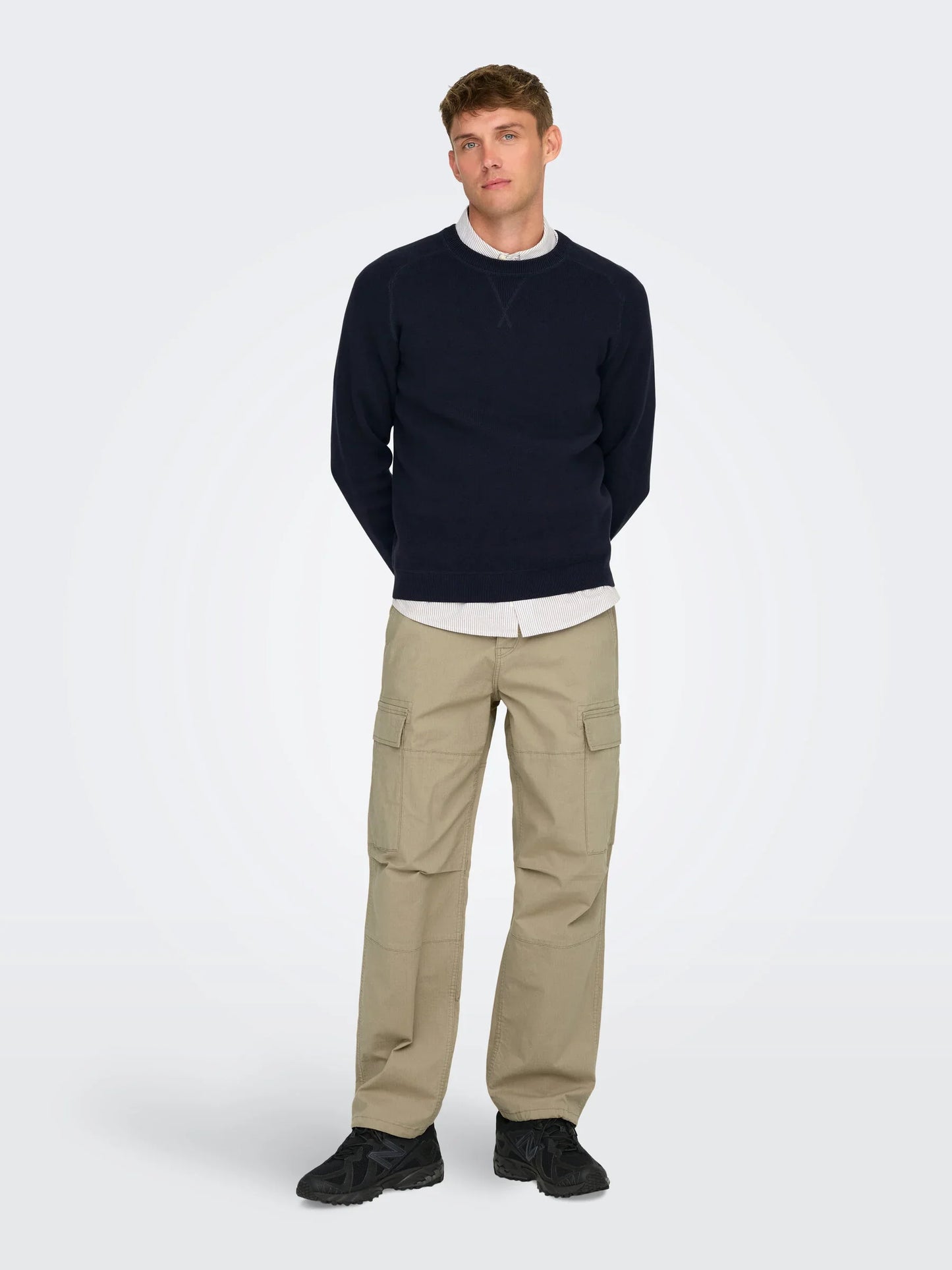 PANTALONI CARGO ONLY&SONS BEIGE 22028640