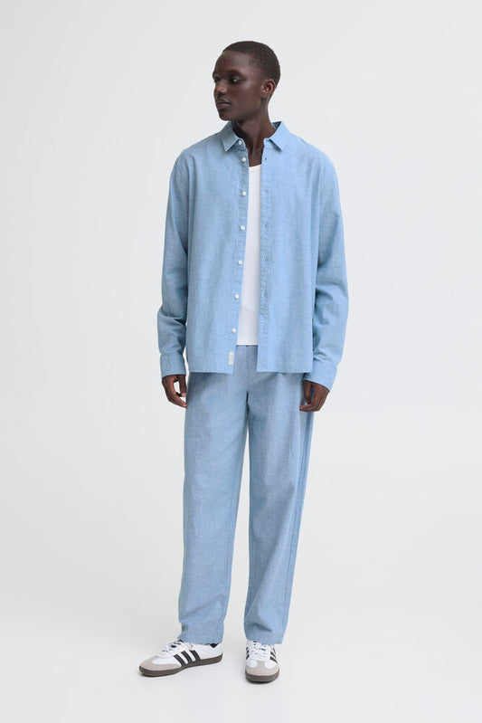 BLEND Pantalone misto lino polvere BLEND