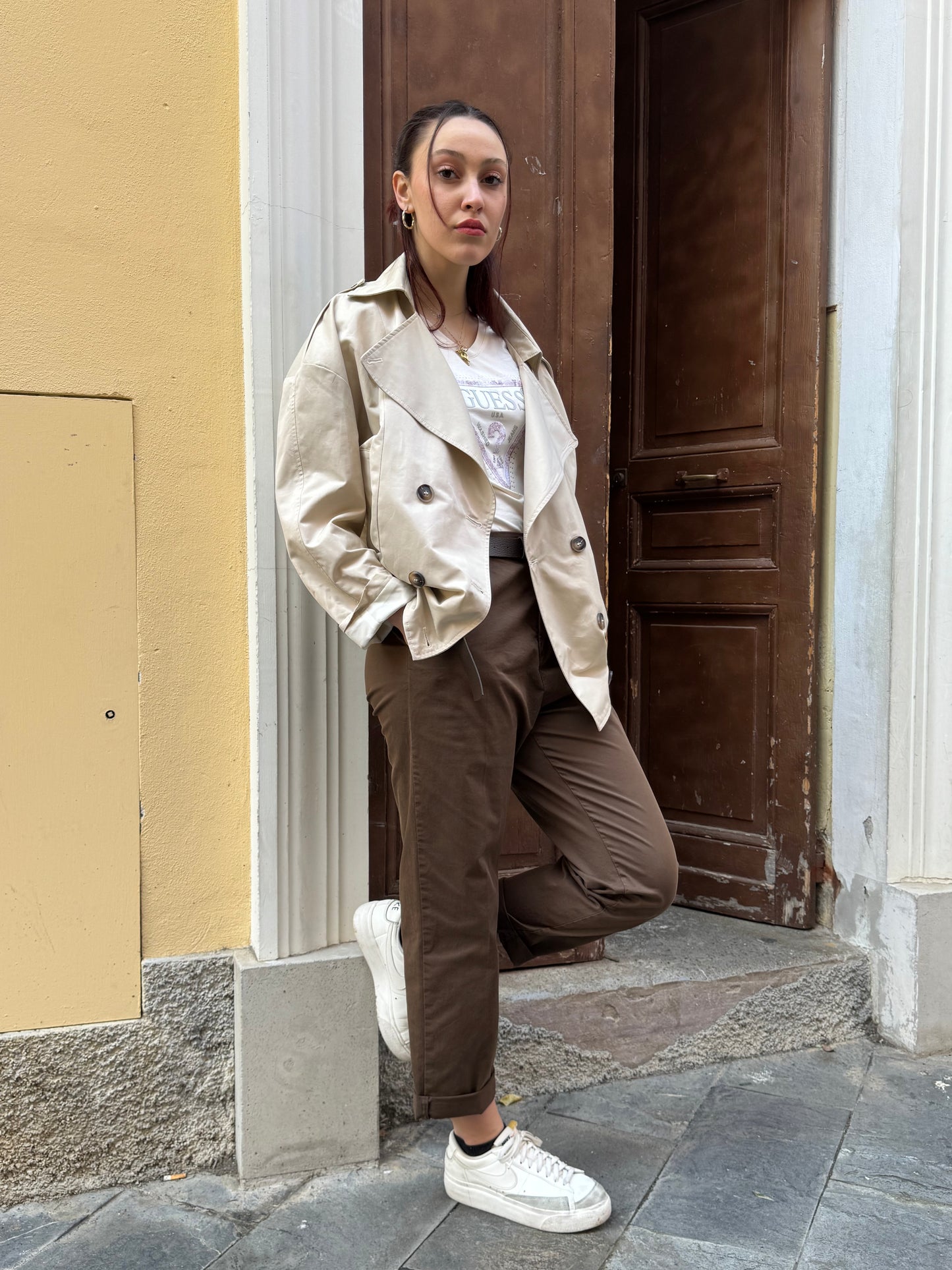 BOMBER TRENCH SUSY MIX BEIGE T807 SUSYMIX