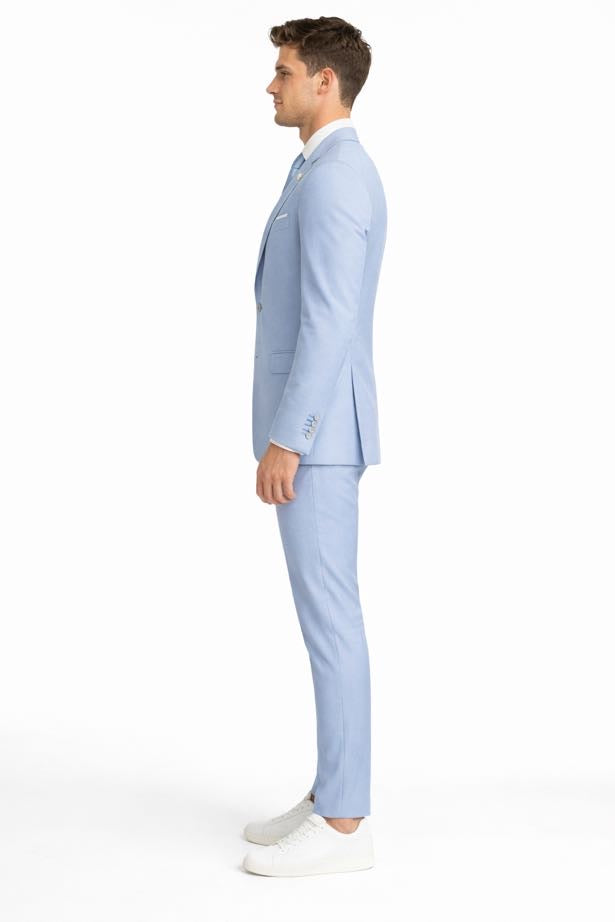 OVER-D Abito con giacca due bottoni + pantalone taglio sartoriale Aviazione