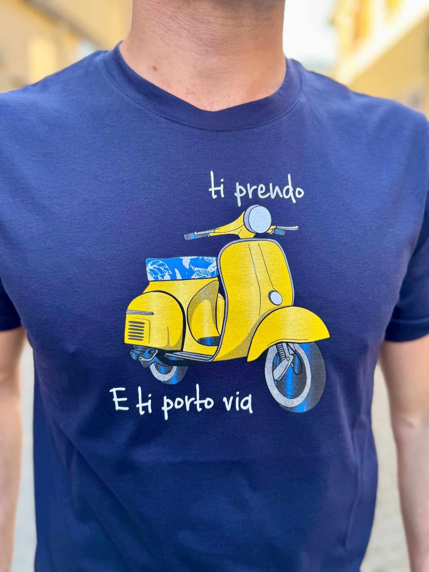 T-SHIRT OVER-D BLU T39