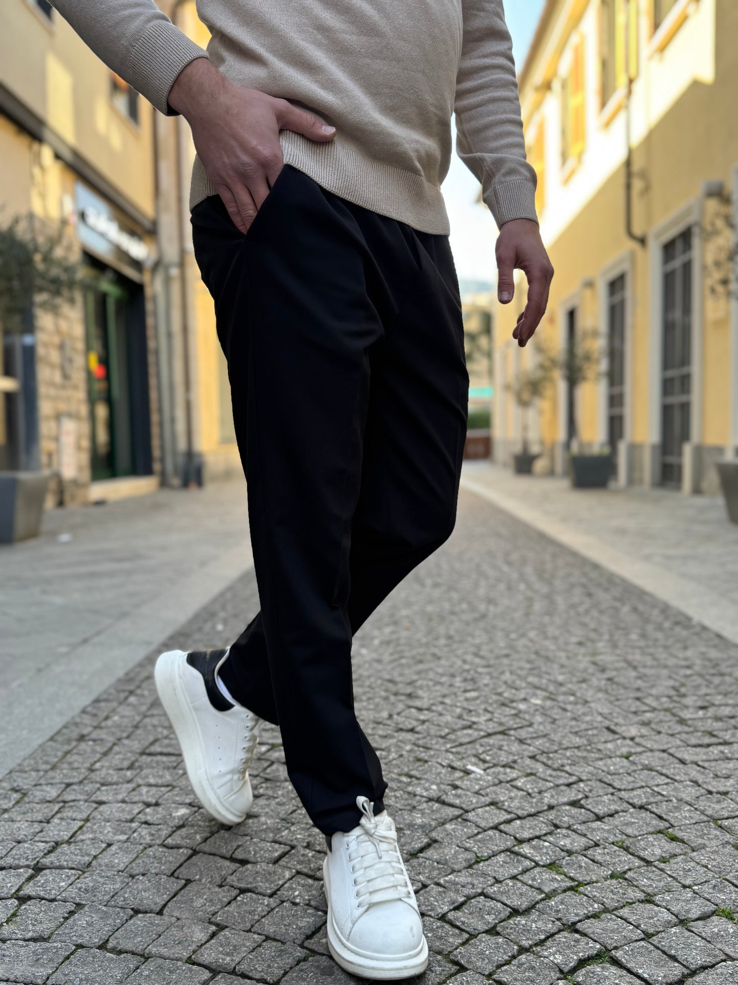 PANTALACCIO OVER-D NERO P08