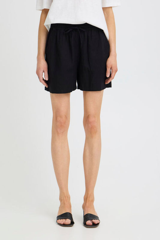 B.YOUNG Pantaloncino in mistolino con Coulisse nero B.YOUNG