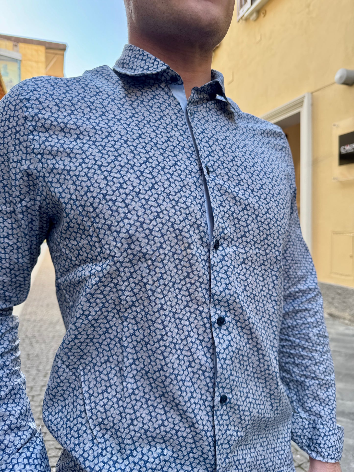 CAMICIA SEINSE INDACO CE1019SS