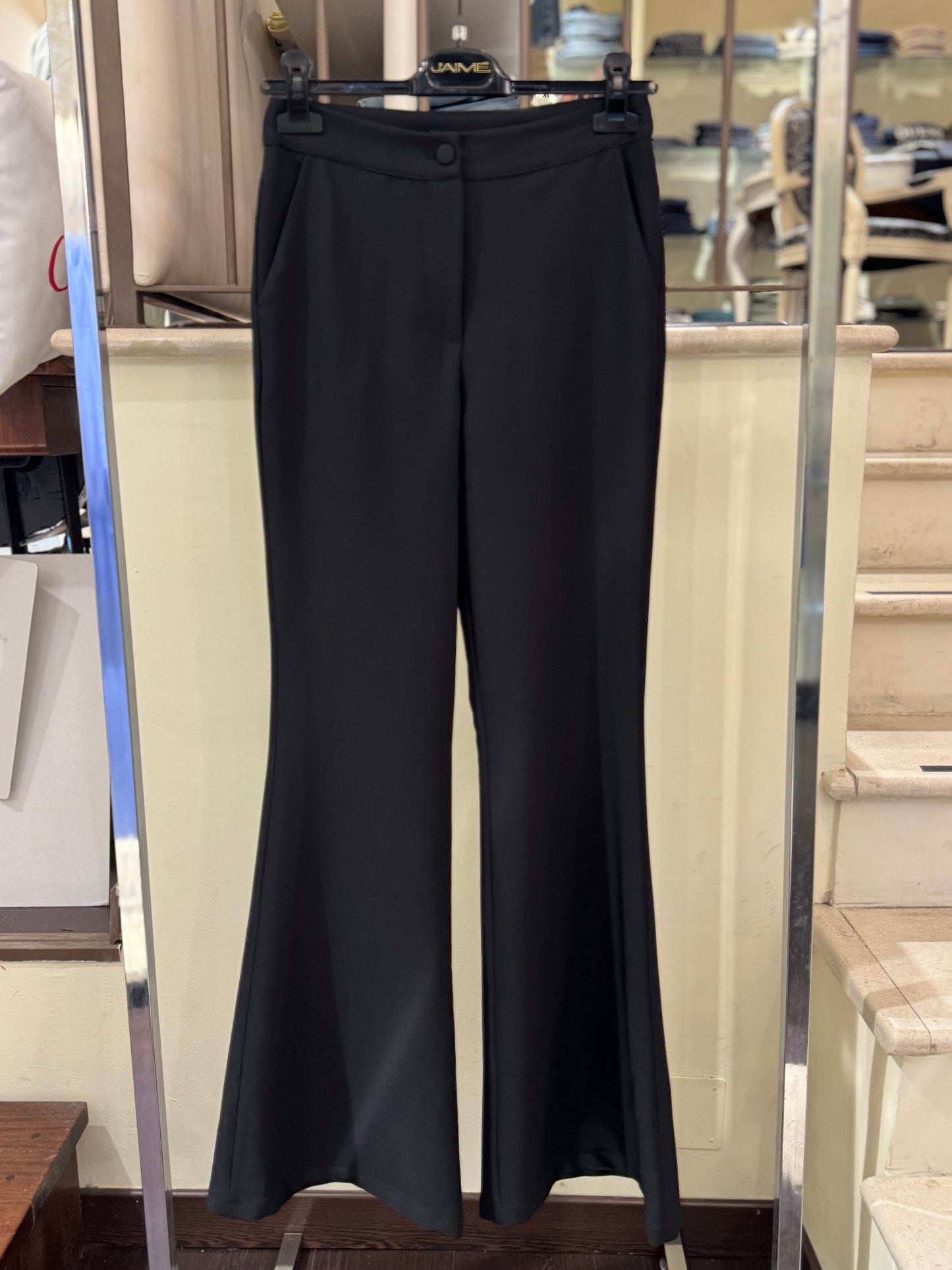 PANTALONE ZAMPA J'AIME' NERO JW504725PN
