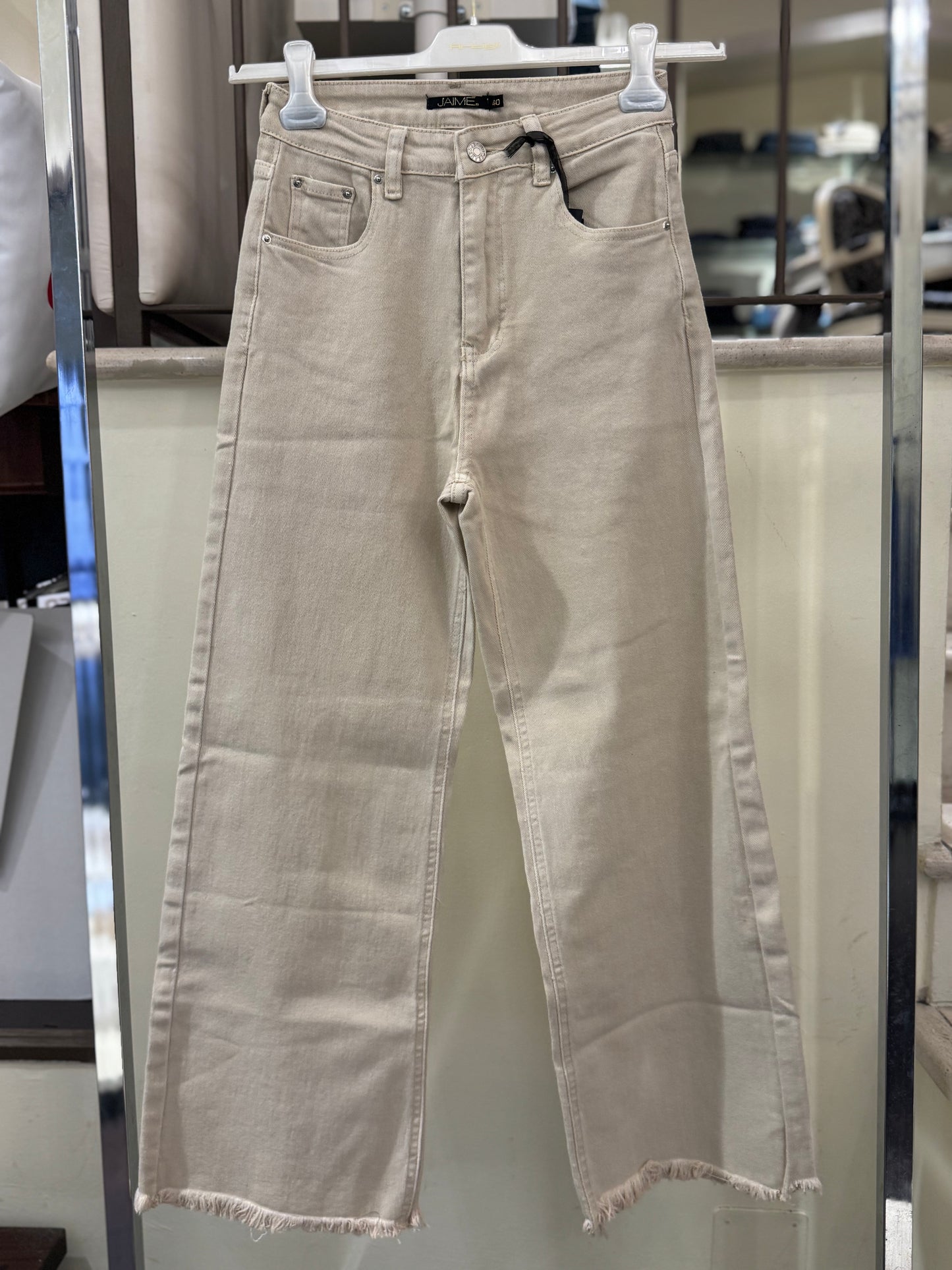 PANTALONE J'AIME' BEIGE 16595J