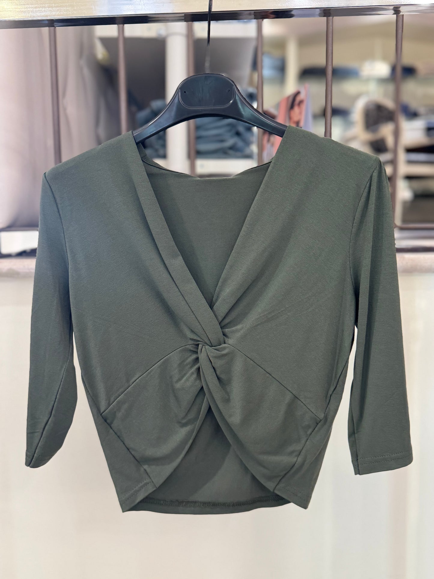 MAGLIETTA NODO SUSY MIX VERDE MILITARE 250103