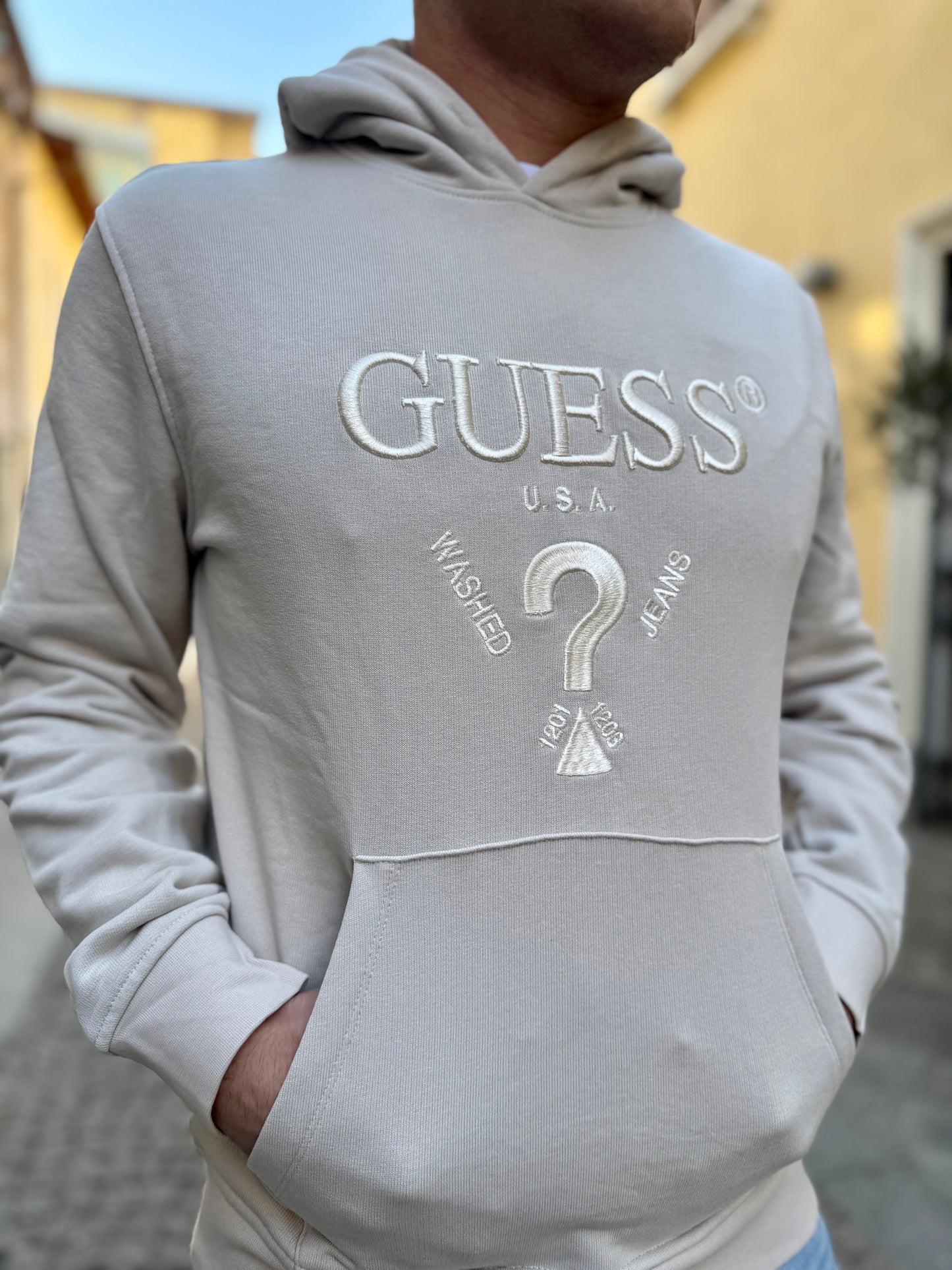 FELPA GUESS GRIGIA M5RQ36