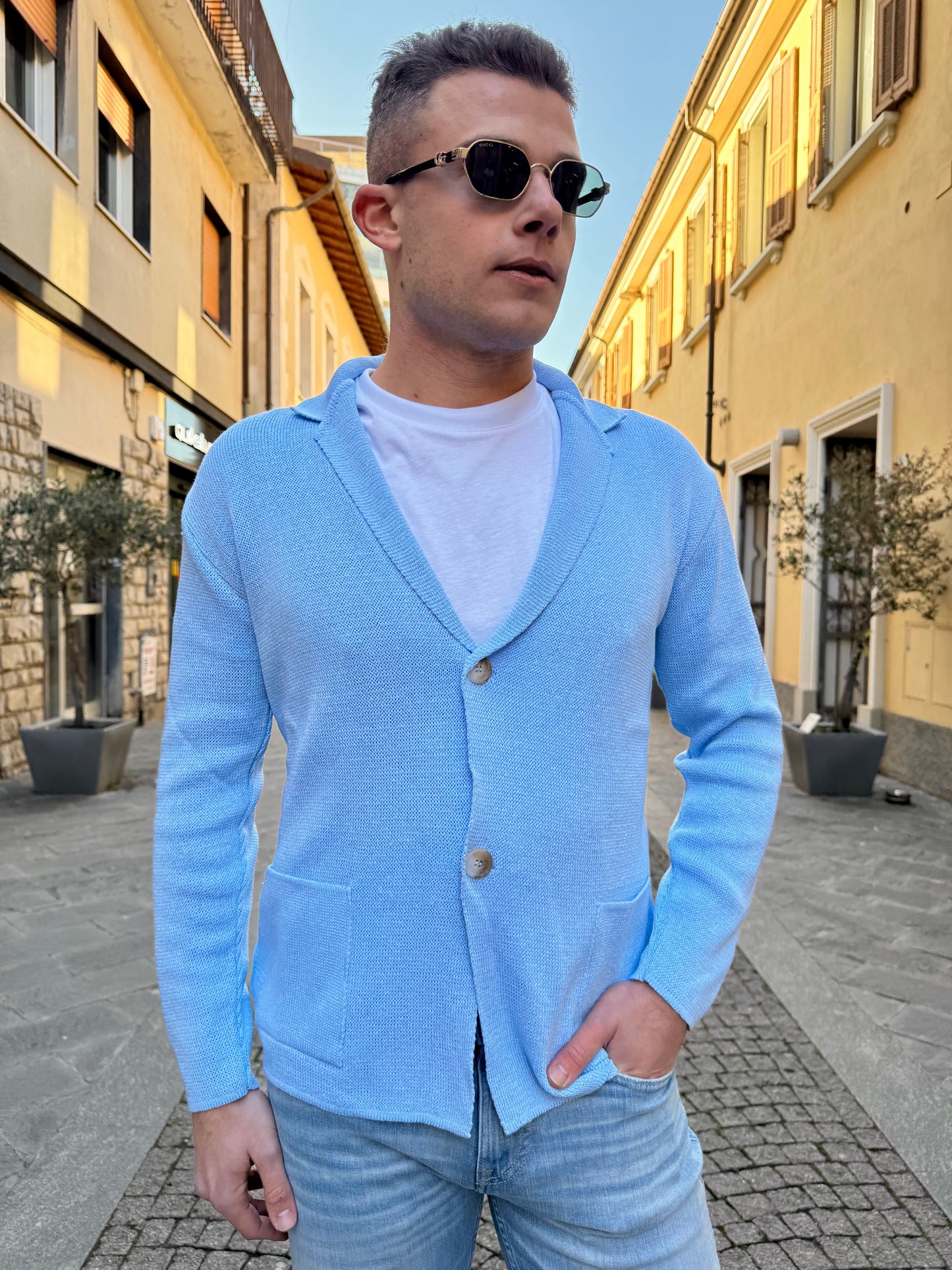 GIACCA OVER-D MAGLIA POLVERE M18 OVER-D