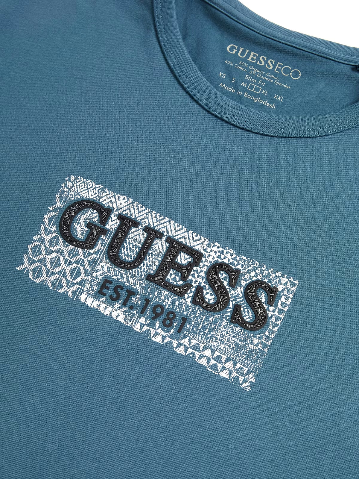 T-SHIRT GUESS BLU M5GI19