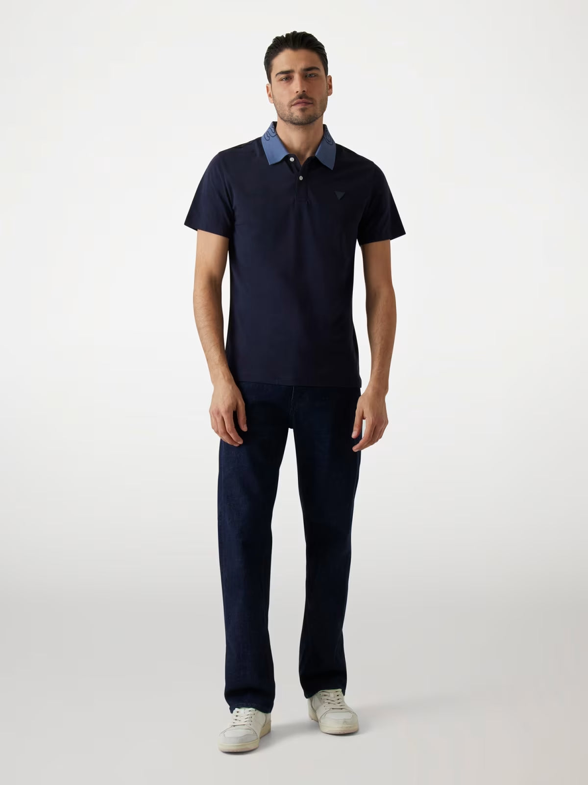POLO GUESS BLU NOLAN M5GP66