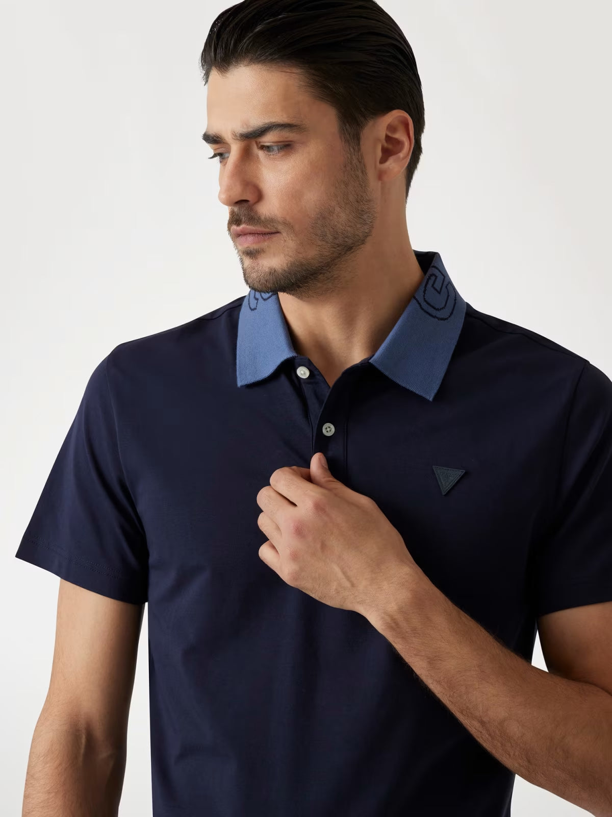 POLO GUESS BLU NOLAN M5GP66