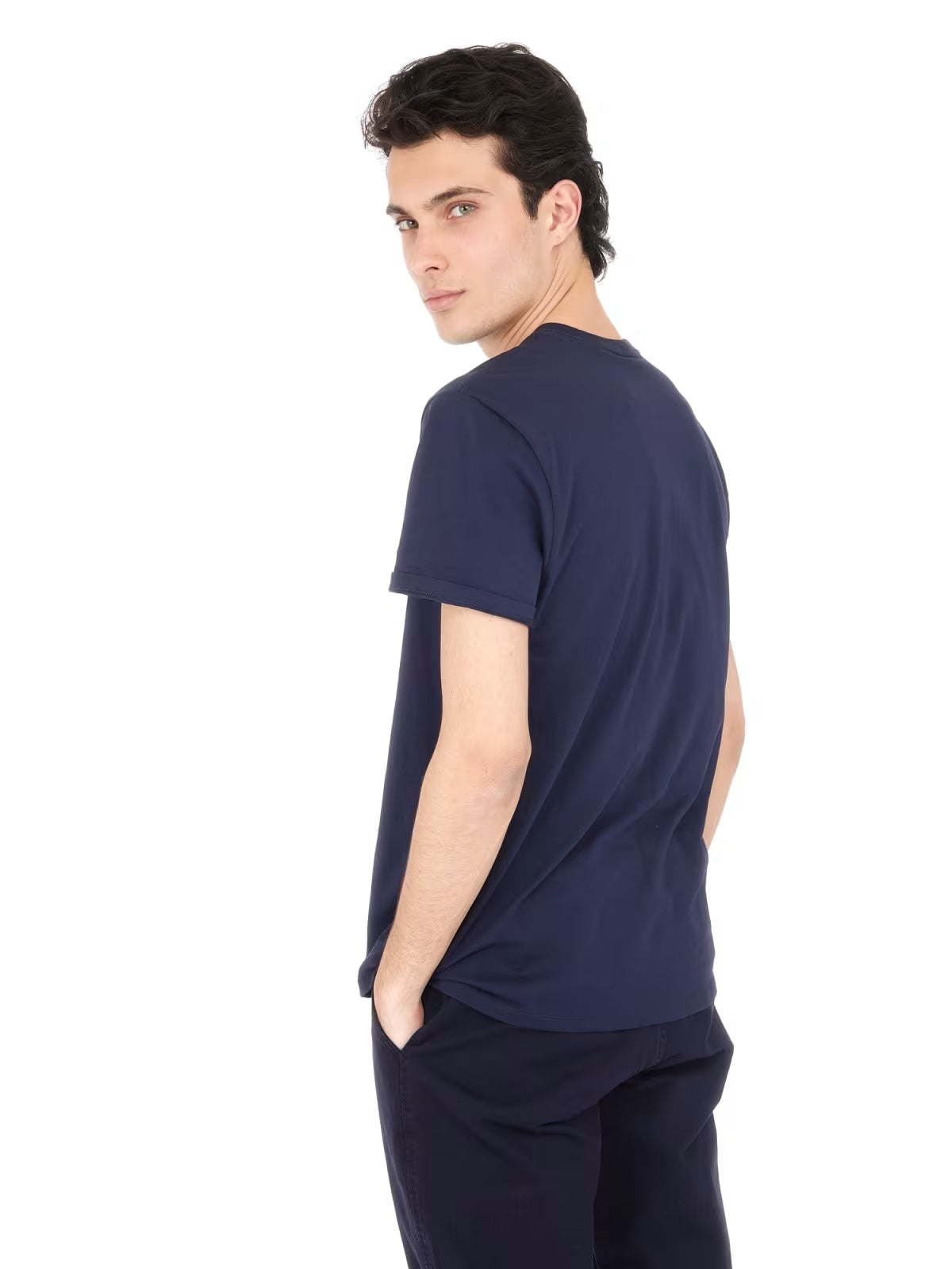 T-SHIRT GUESS BLU M5RI50