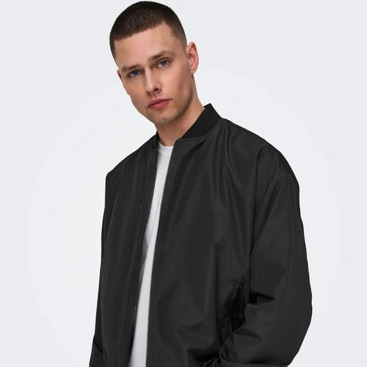 GIACCA BOMBER ONLY&SONS NERA 22030757 ONLY&SONS
