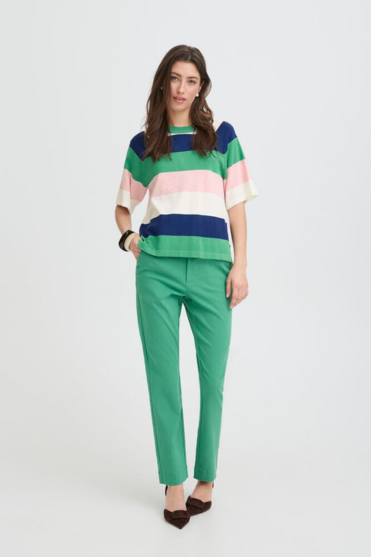 B.YOUNG Maglia girocollo multicolor con manica corta B.YOUNG