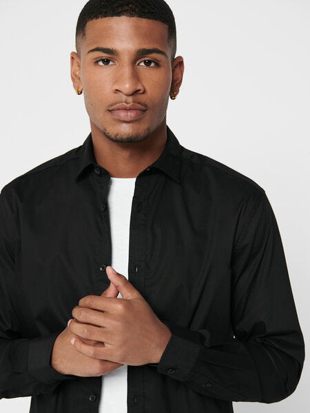 CAMICIA ONLY&SONS NERA 22015472