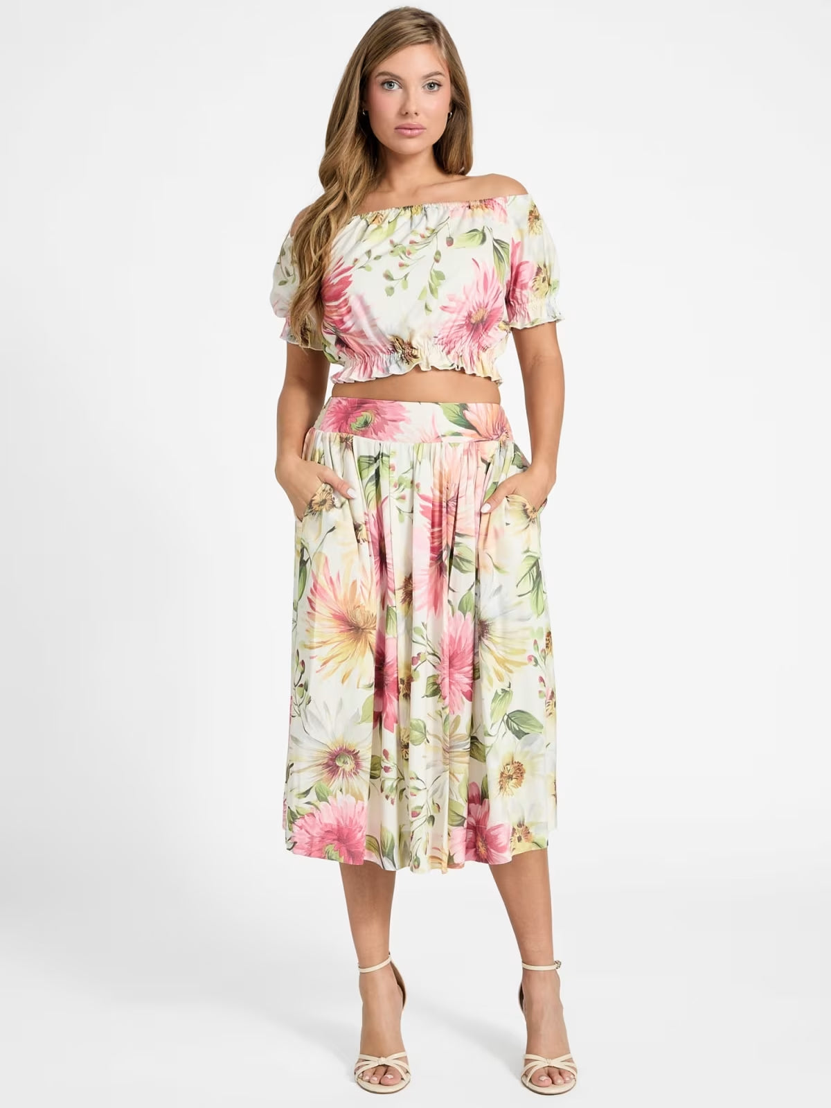 TOP GUESS FLOREALE W5GH61