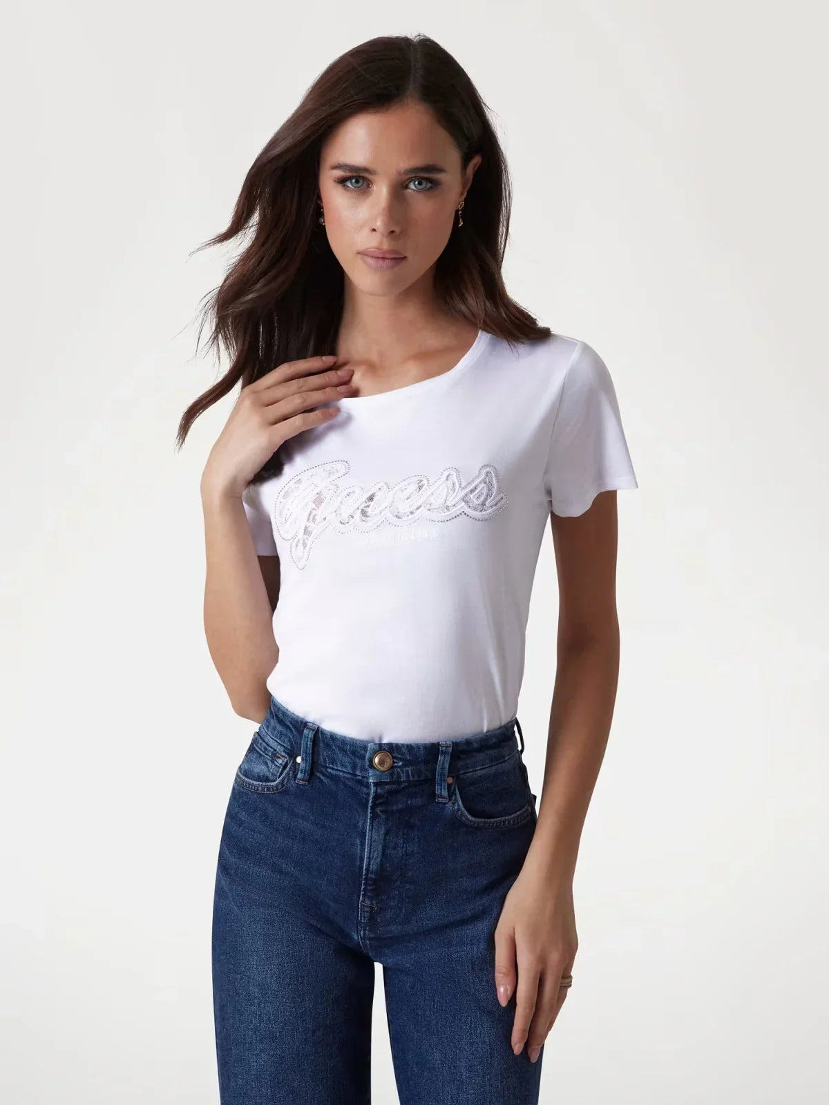 T-SHIRT BIANCA GUESS W5RI08