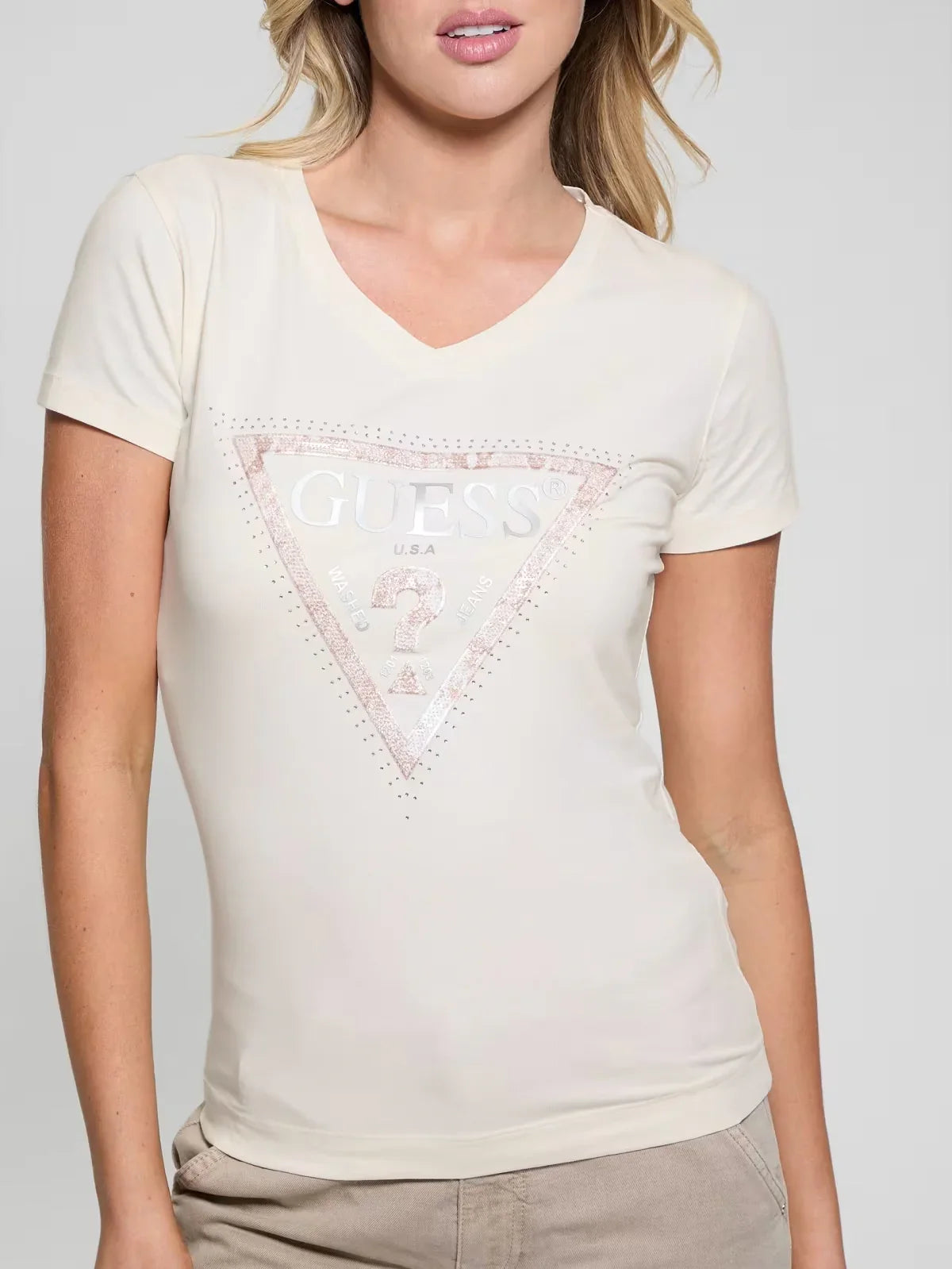 T-SHIRT BIANCA GUESS W5RI21