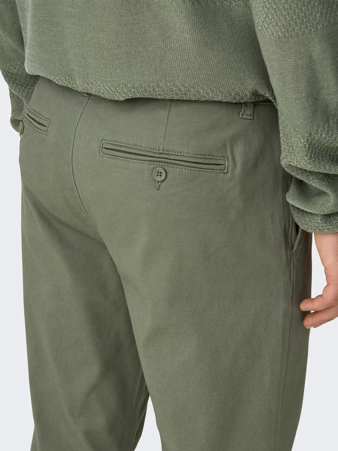 PANTALONI CHINOS ONLY&SONS VERDE 22027773