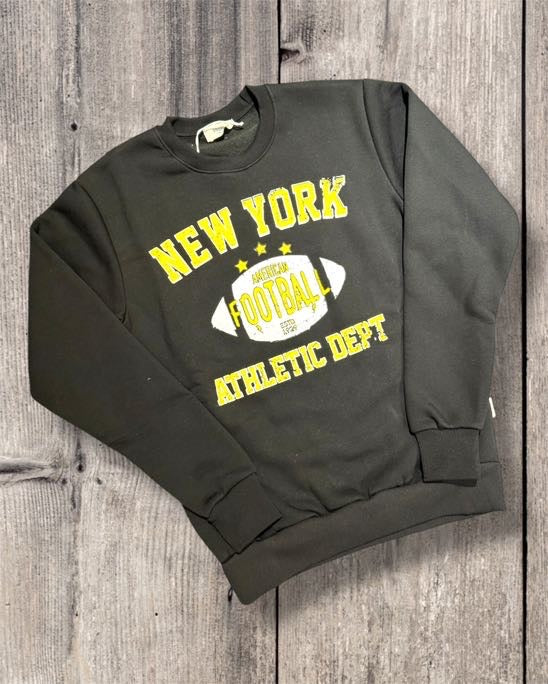 DROPIN Felpa girocollo New York nera