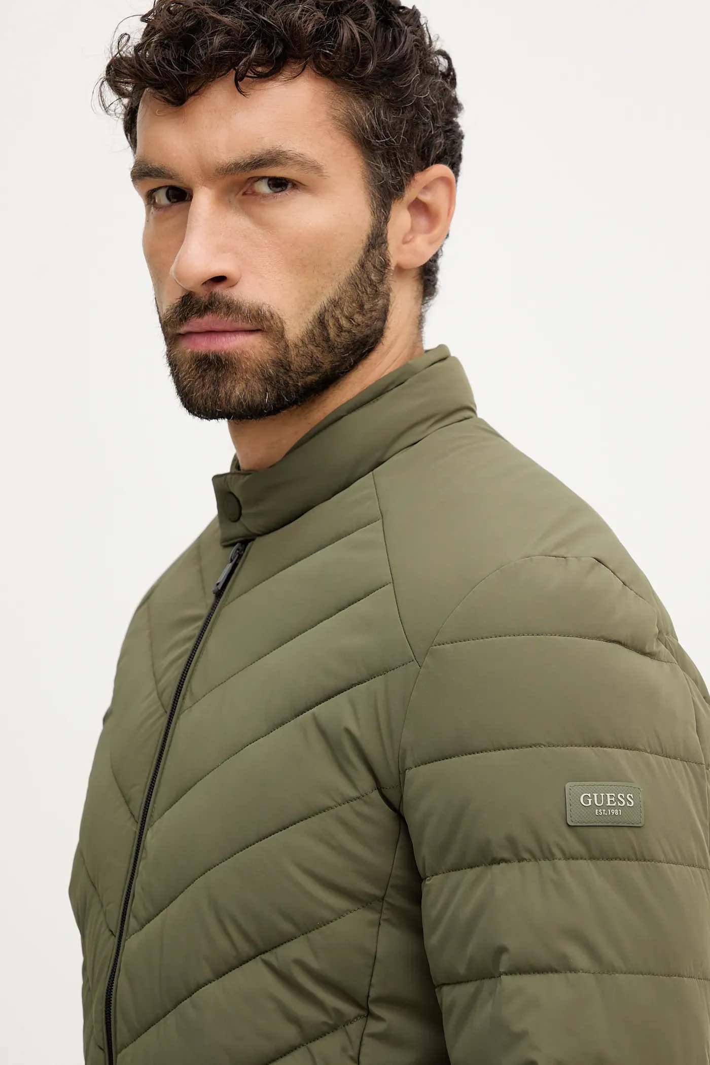 GUESS Giacca piumino verde GUESS