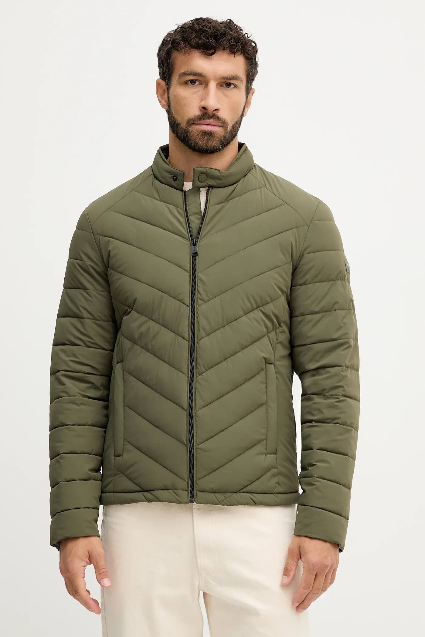GUESS Giacca piumino verde GUESS