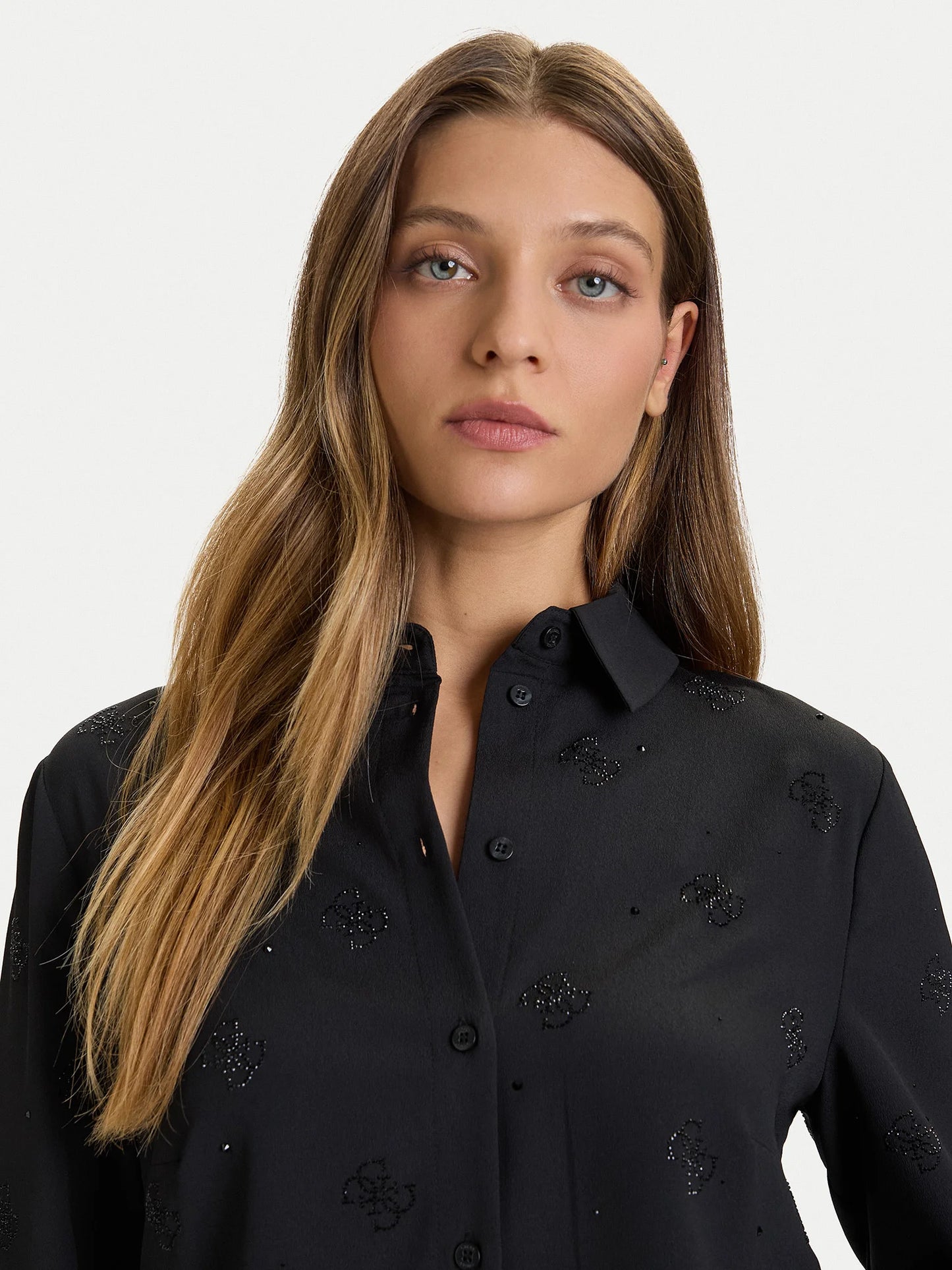 GUESS Camicia 4g nera GUESS