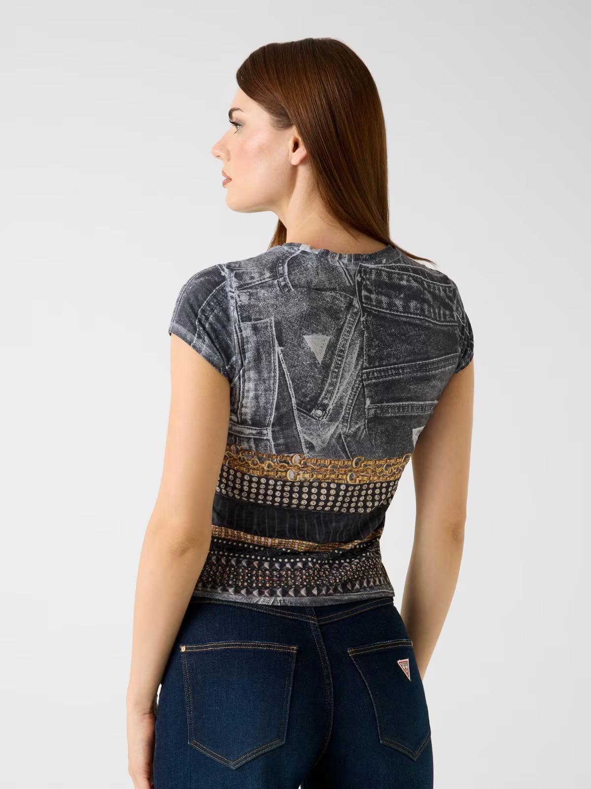 GUESS T-shirt stampata