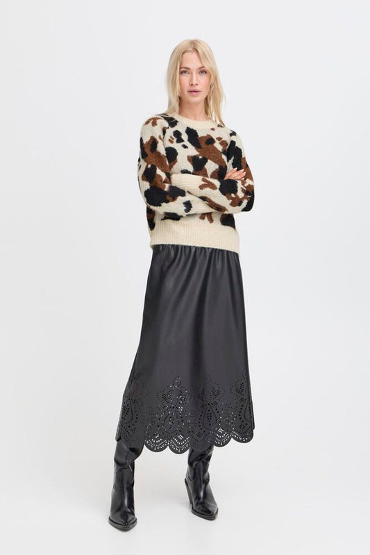 B.YOUNG Maglione maculato bianco B.YOUNG