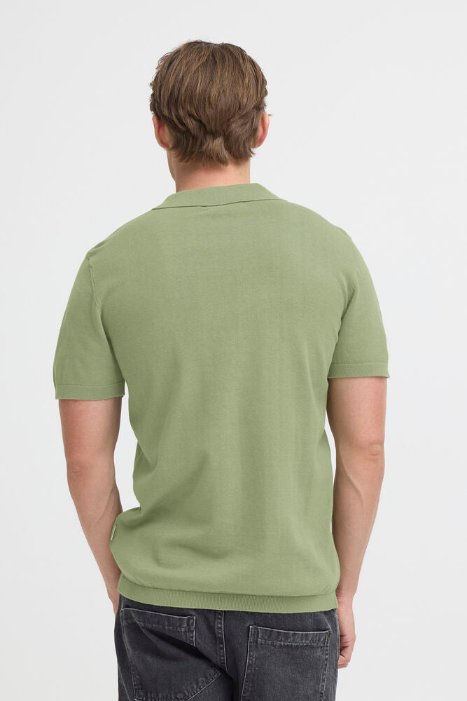 BLEND Polo collo derby verde BLEND