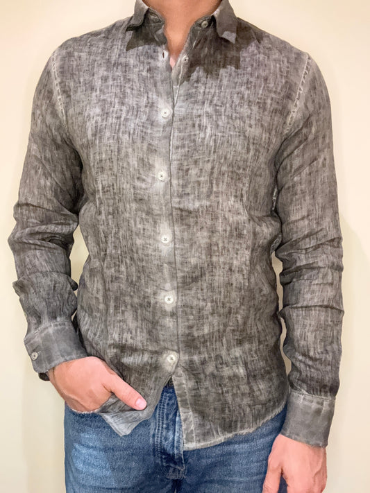 CAMICIA LINO SEINSE MILITARE CE998SS