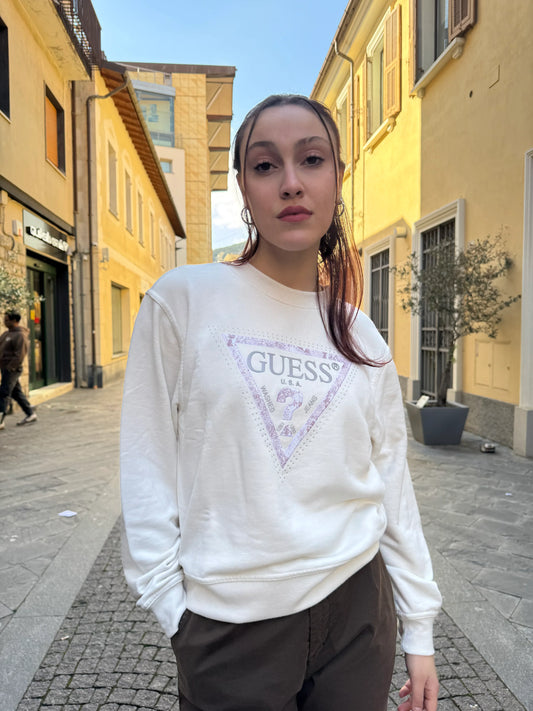 FELPA GUESS CREMA W5RQ09