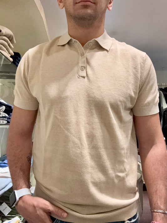 POLO OVER-D BEIGE M02