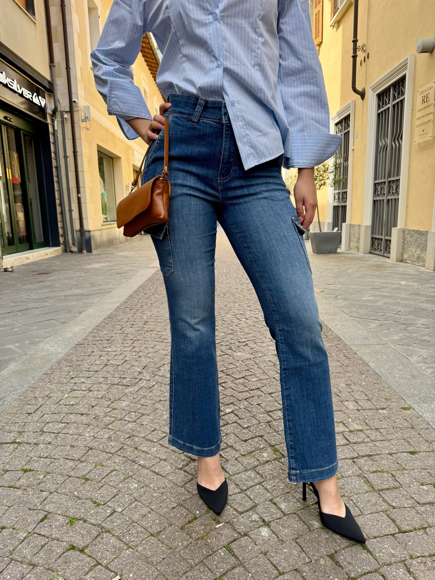 JEANS GUESS CARGO MINI BOOT W5RA1B