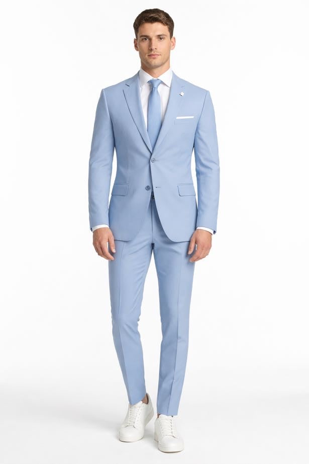 OVER-D Abito con giacca due bottoni + pantalone taglio sartoriale Aviazione