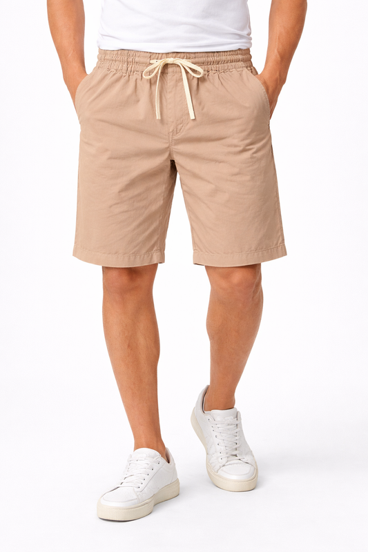 OVER-D Bermuda slim fit beige OVER-D