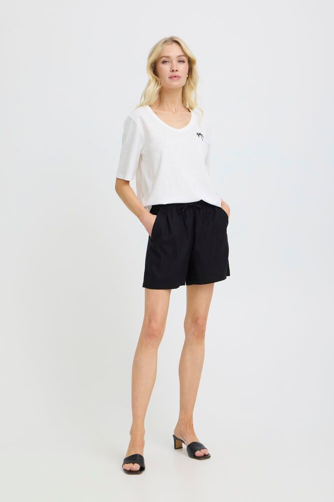 B.YOUNG Pantaloncino in mistolino con Coulisse nero B.YOUNG