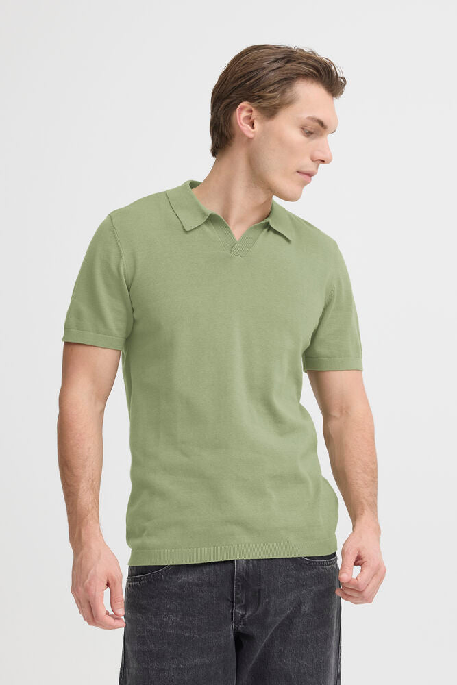 BLEND Polo collo derby verde BLEND