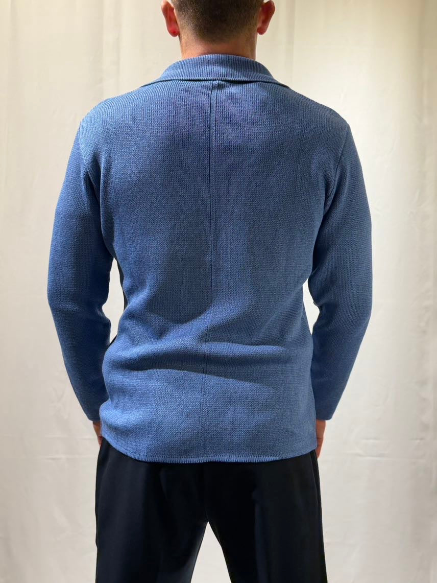 OVER-D Giacca cardigan con due bottoni aviazione OVER-D