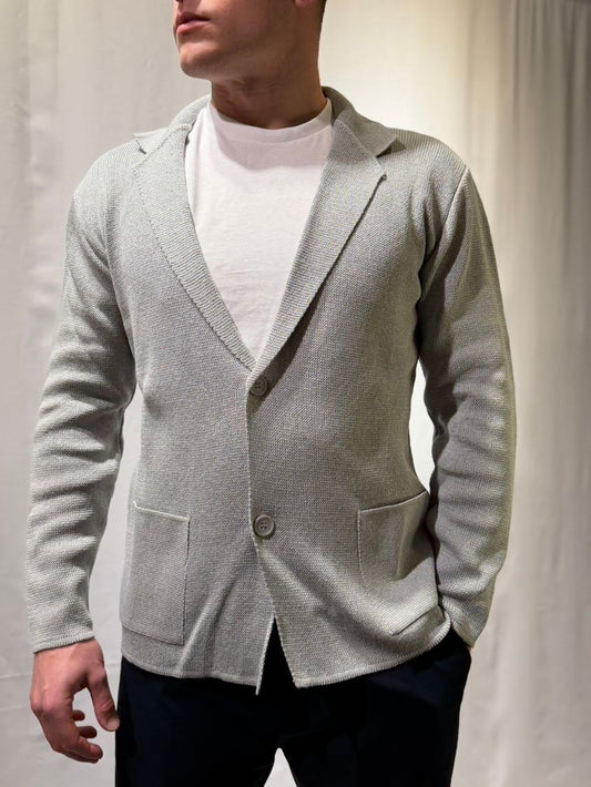 OVER-D Giacca cardigan con due bottoni Perla OVER-D